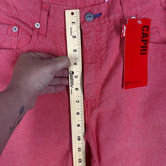 Levis Jeans Misses 10 Red Tab 577 Nouveau Capri Vintage Y2K Lower Rise Loose - Picture 7 of 8
